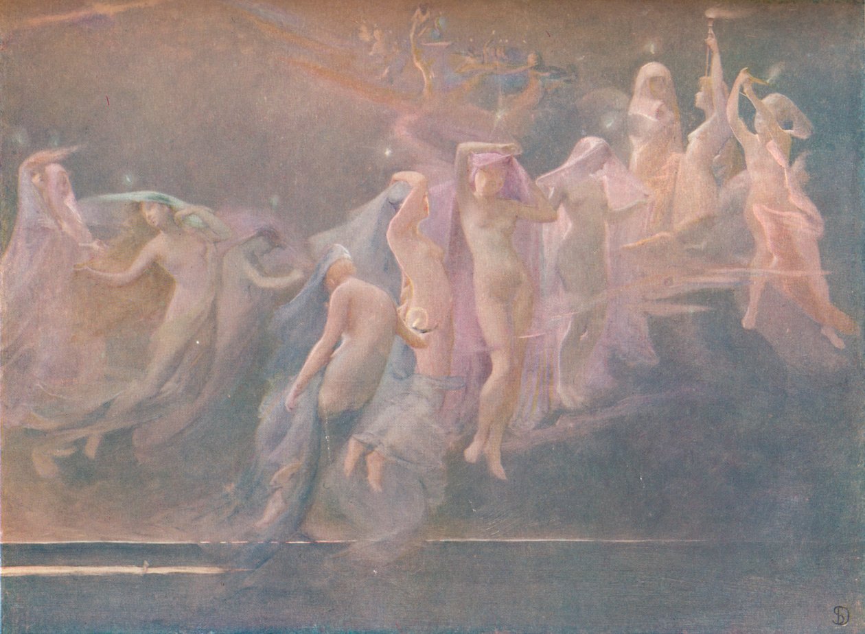 Hajnalcsillagok, 1886 alkotó: Sarah Paxton Ball Dodson