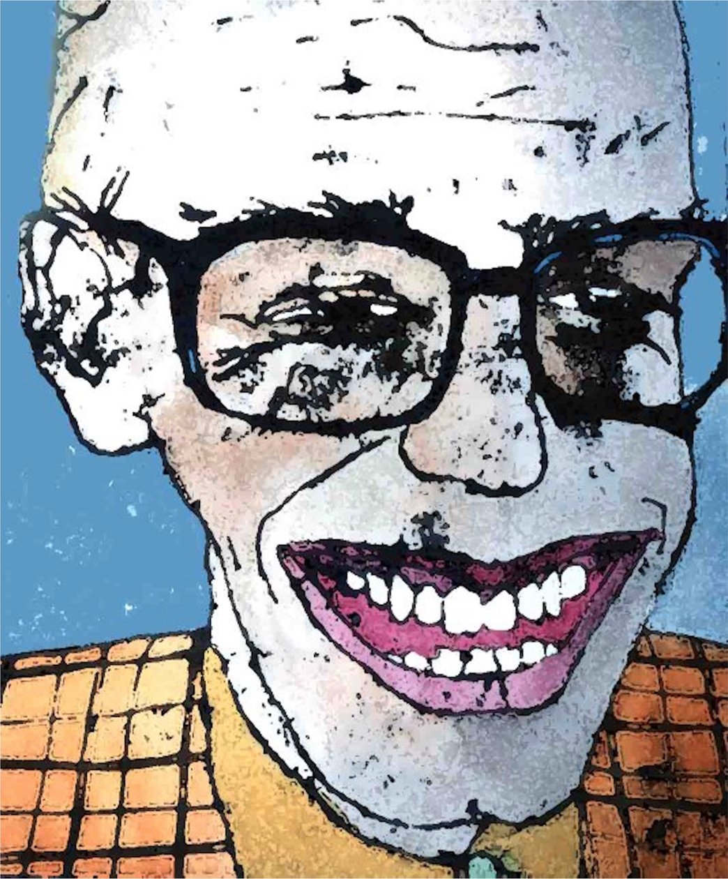 Kockás kabát, 2020 (tinta papíron) alkotó: Sarah Thompson Engels