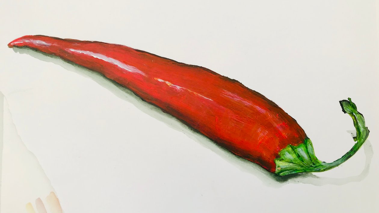 Piros chili paprika, 2020 alkotó: Sarah Thompson Engels