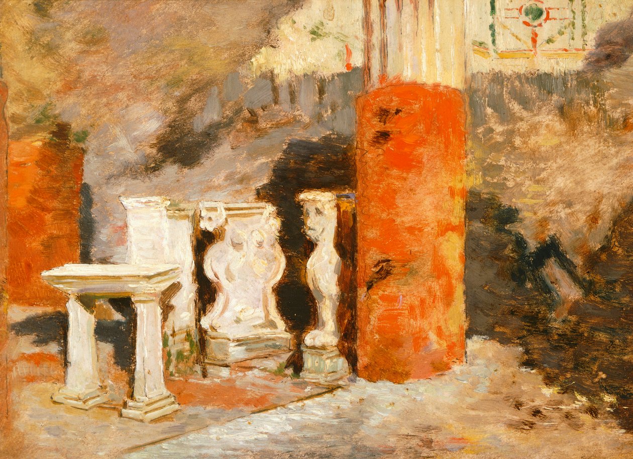Ház Pompejiben, Francesco Saverio Altamura (1826-1897) alkotó: Saverio Altamura