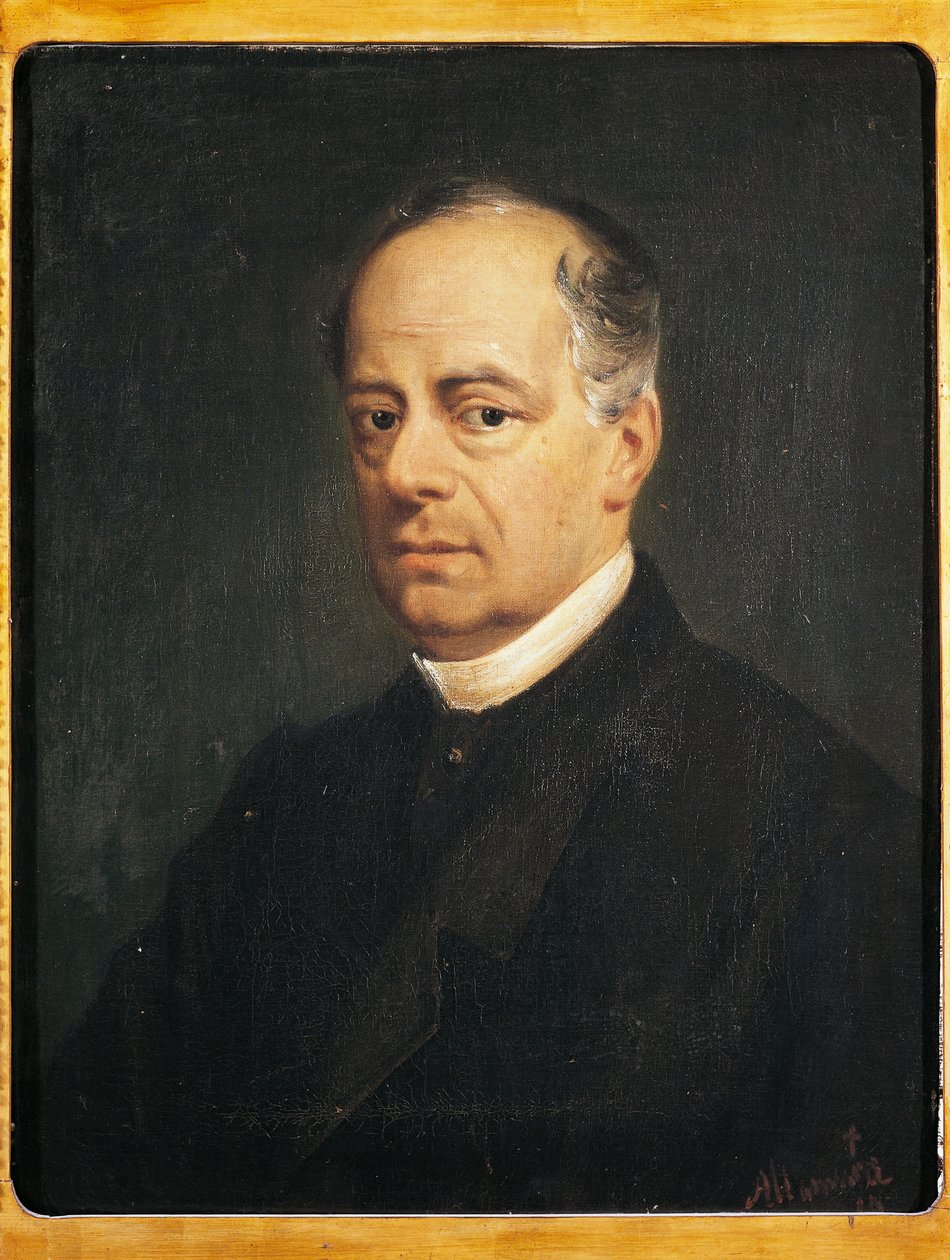 Carlo Poerio portréja (Nápoly alkotó: Saverio Altamura