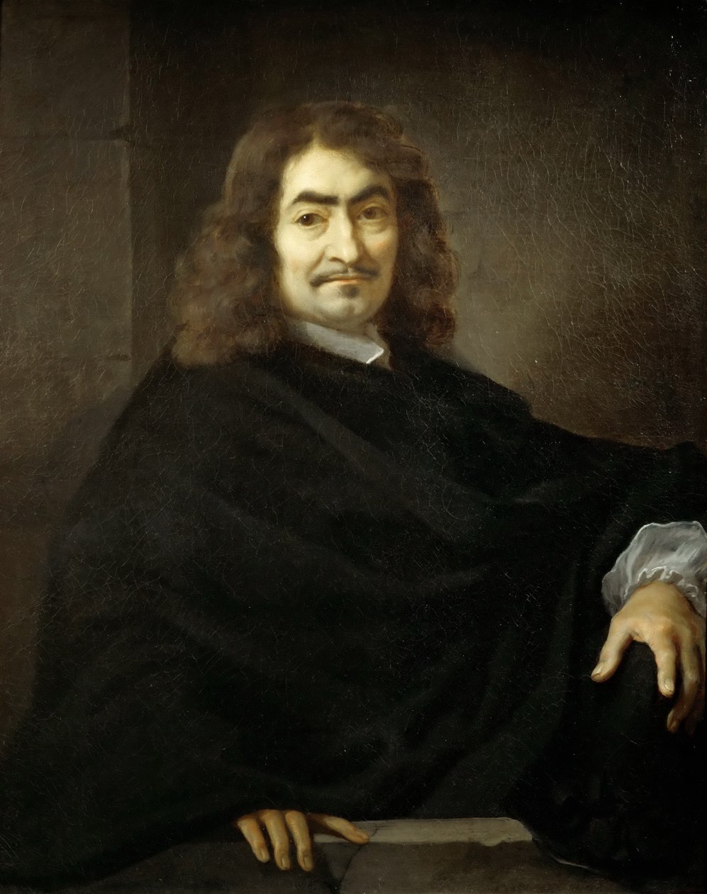 René Descartes feltételezett portréja alkotó: Sébastien Bourdon