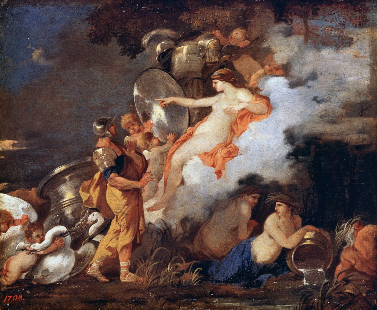 Vénusz és Aeneas, 17. század. alkotó: Sébastien Bourdon