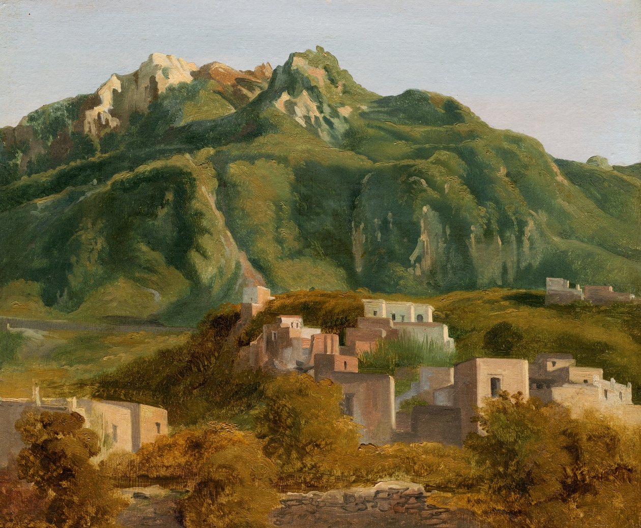 Falu Ischia szigetén alkotó: Sébastien Louis Guillaume Norblin de la Gourdaine