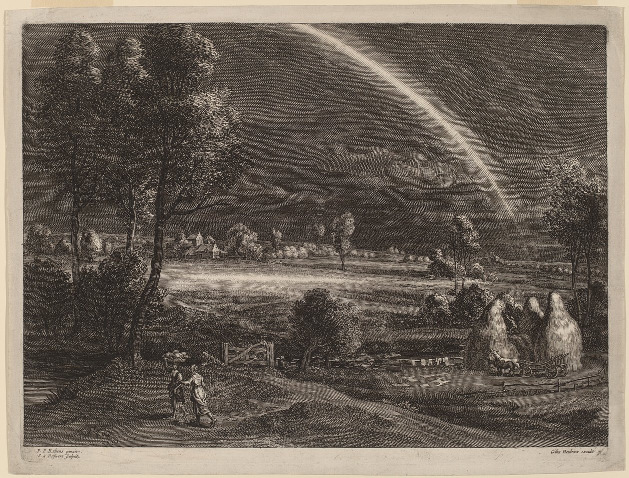 Táj egy nagy szivárvány alkotó: Schelte Adams Bolswert after Sir Peter Paul Rubens