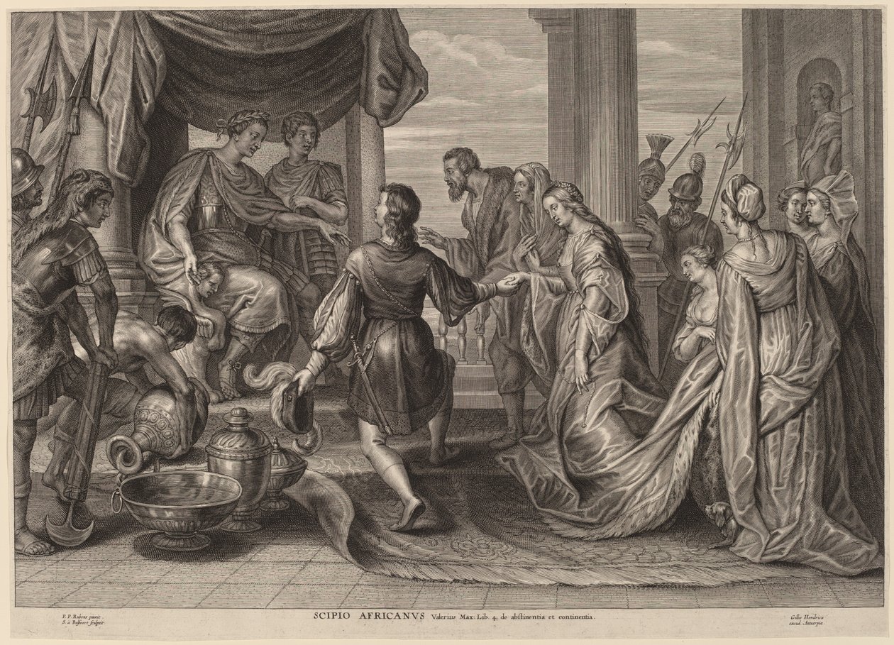 Scipio Africanus alkotó: Schelte Adams Bolswert after Sir Peter Paul Rubens