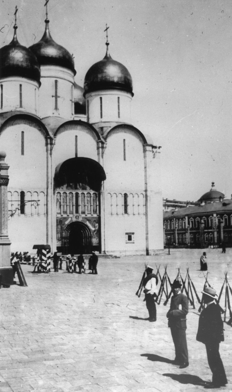 Az elszenderülés székesegyháza a moszkvai Kremlben, Oroszország, 1883. alkotó: Scherer Nabholz and Co