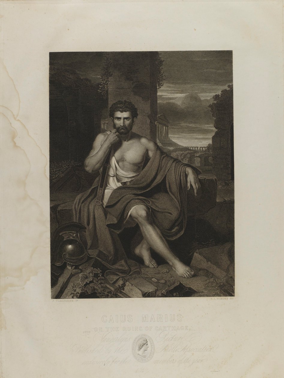 Caius Marius Karthágó romjairól alkotó: Schoff, Stephen Alonzo