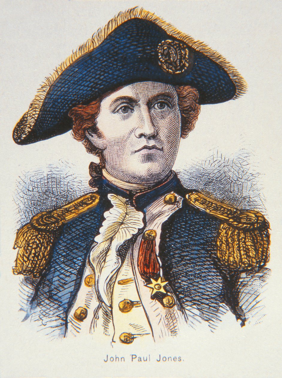 John Paul Jones (színes litó) alkotó: School American
