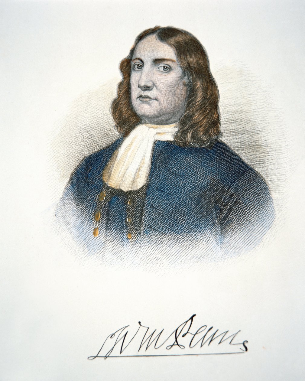 William Penn (színes litó) alkotó: School American