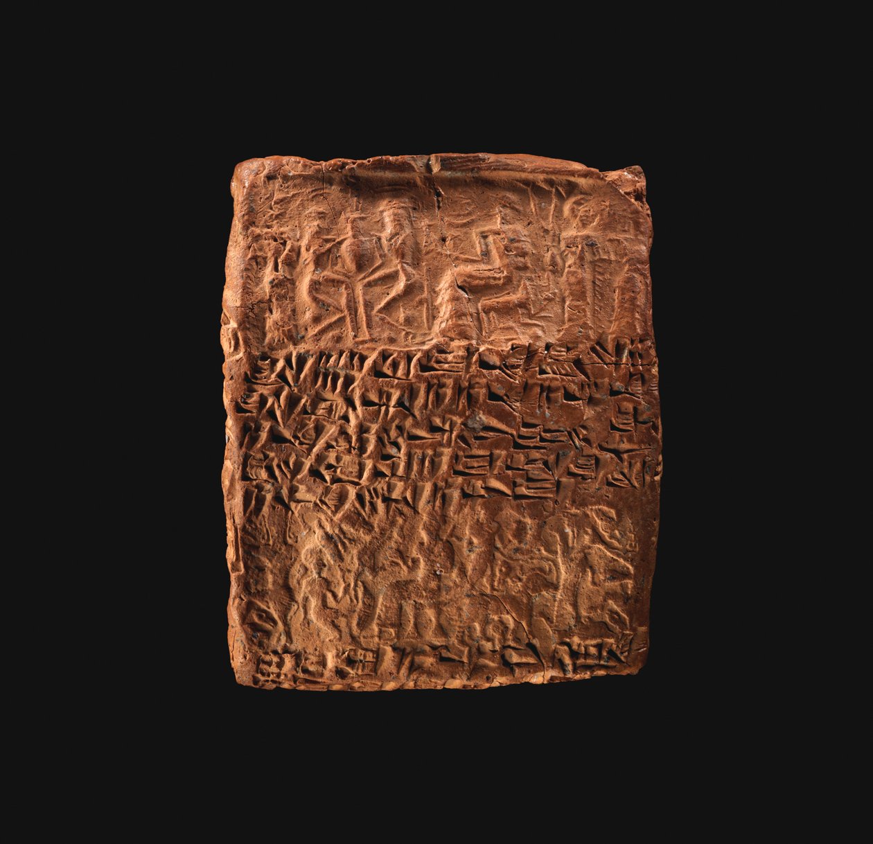 Ékírásos tábladoboz négy hengeres pecséttel, Kr.e. 20–19. század (agyag) alkotó: School Assyrian