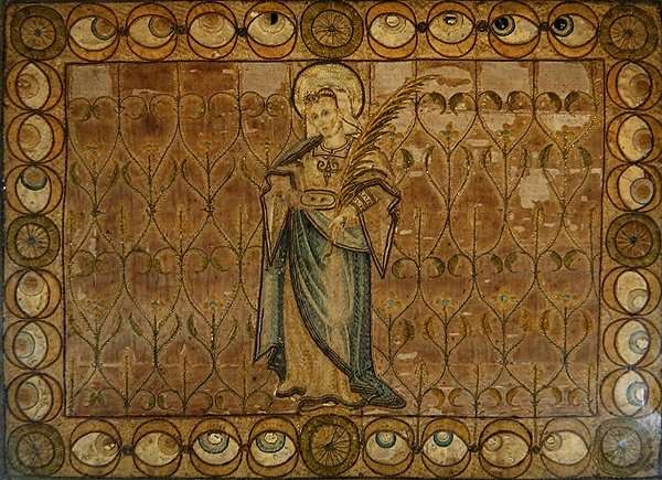 Saint Lucy (hímzés) alkotó: School Catalan