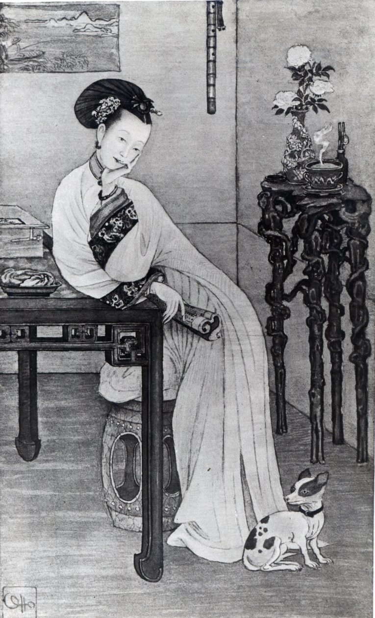 Cixi özvegy császárné (litho) alkotó: School Chinese