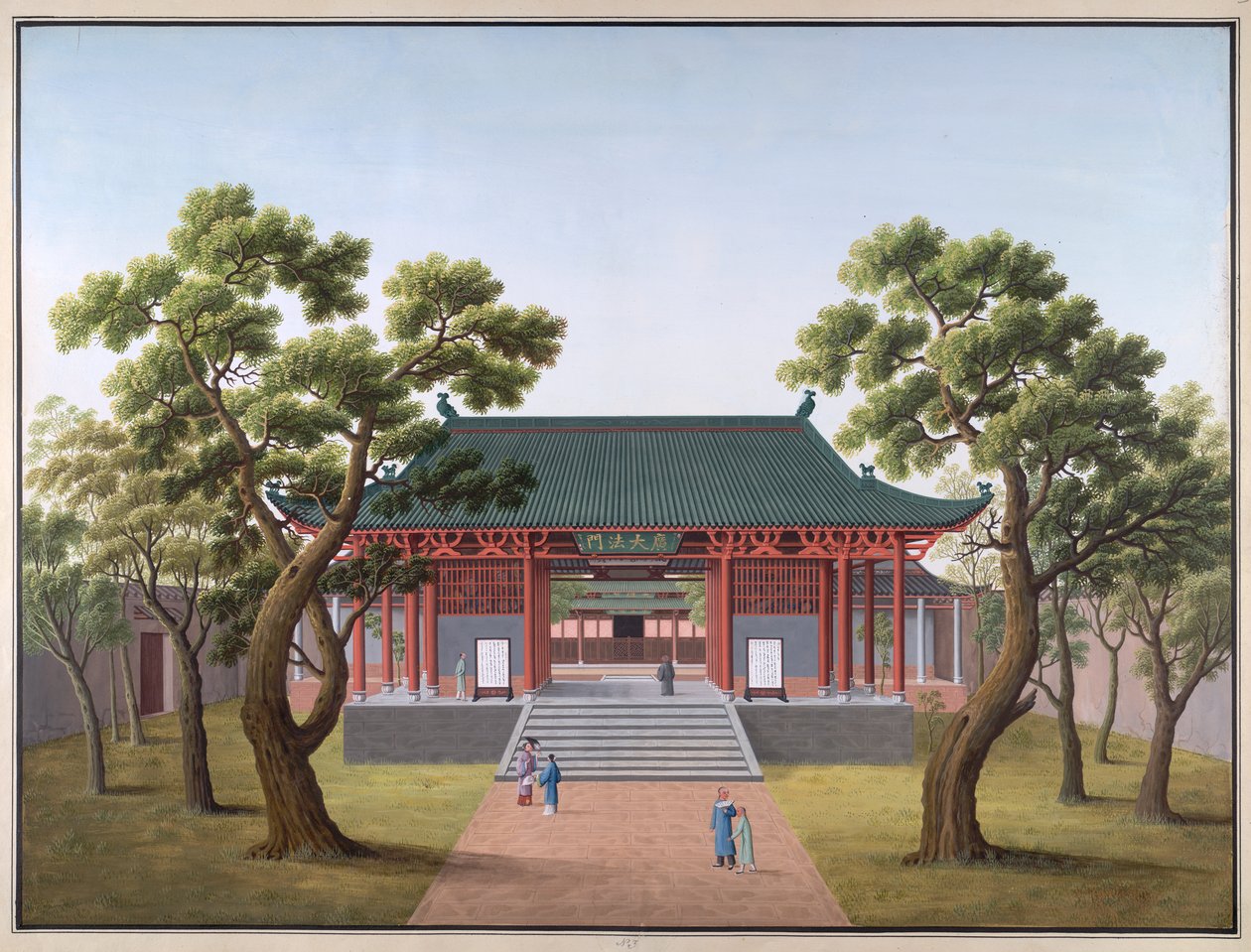 Honam Temple – Kapu a vallás előírásaihoz alkotó: School Chinese