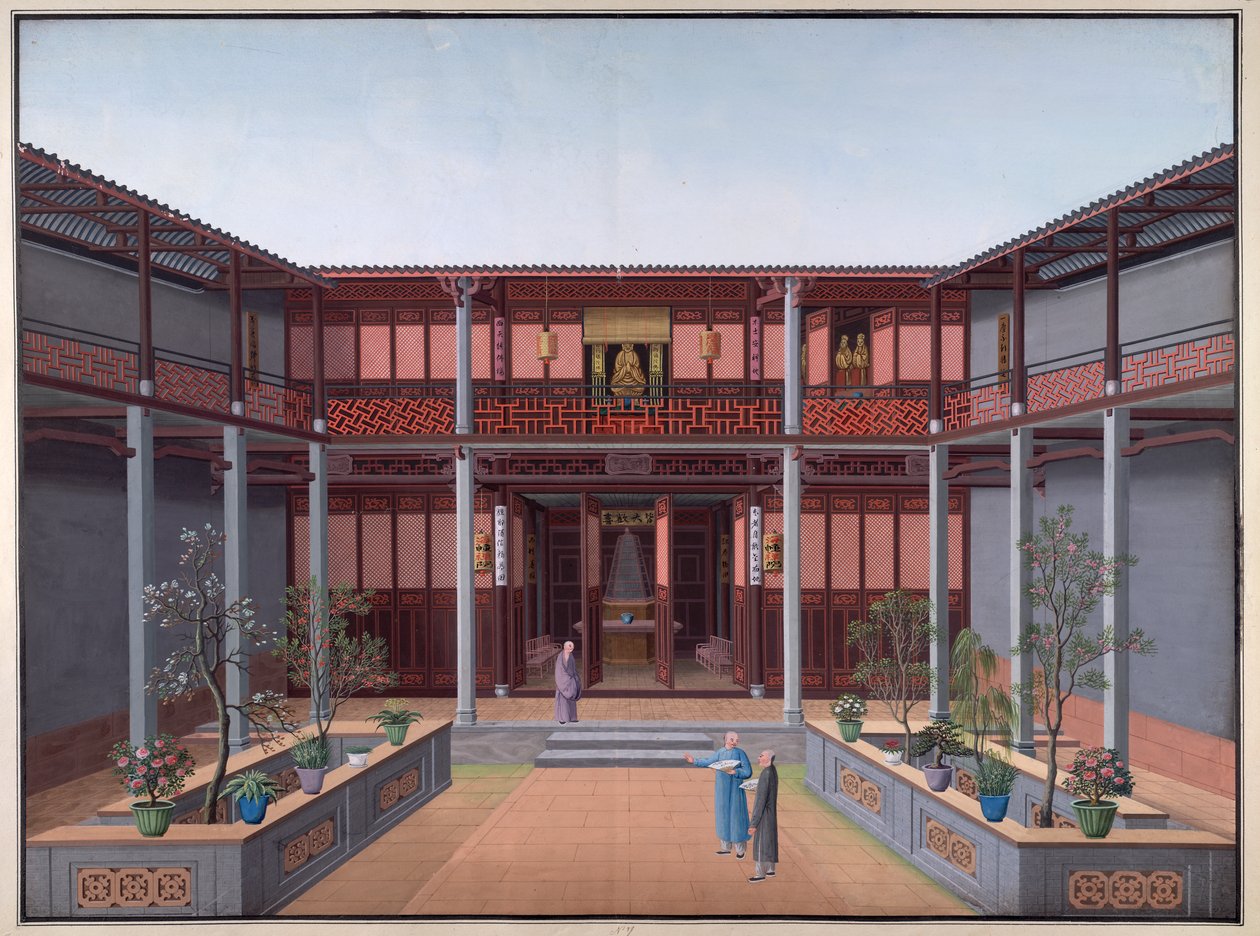 Honam templom - Kuan Yin terme, Zen udvara alkotó: School Chinese
