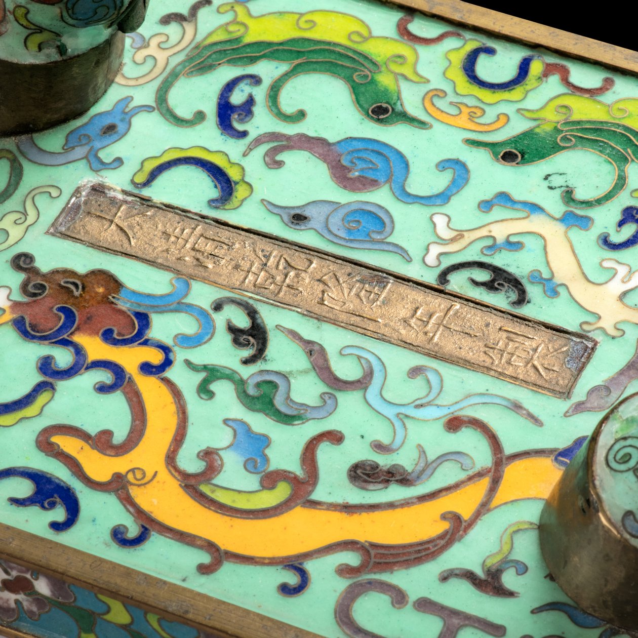Ló, 20. század (cloisonné zománc) alkotó: School Chinese