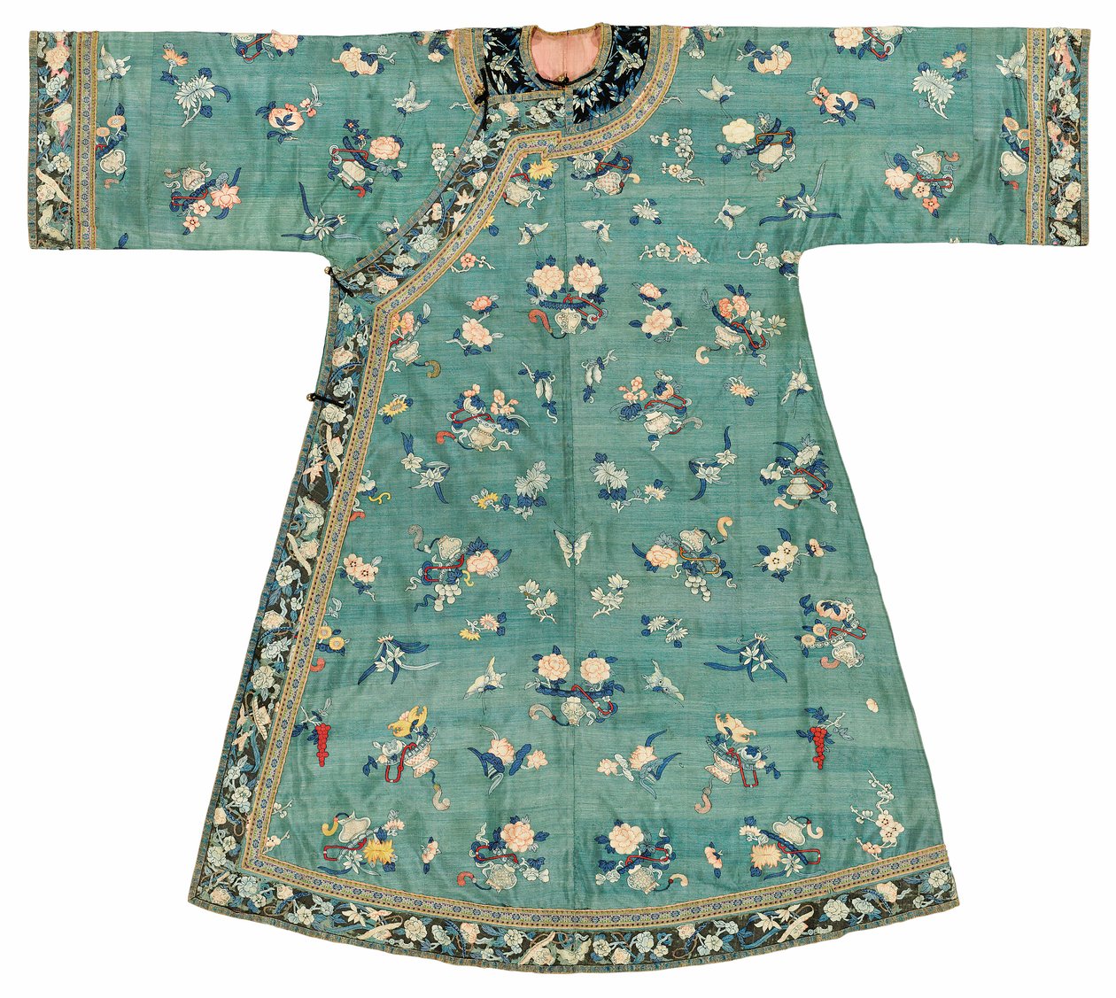 Jade köszörült Kesi női köntös, 19. század közepe (textil) alkotó: School Chinese