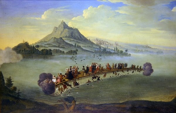Az élet hídja (olaj, vászon) alkotó: School Dresden