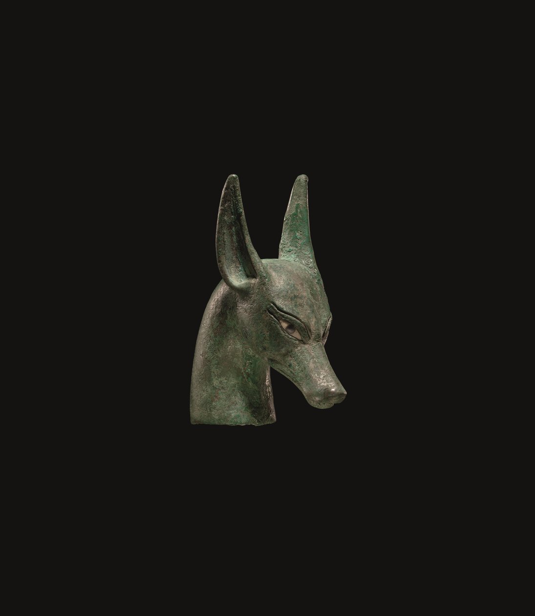 Egyiptomi bronz jogarvégződés alkotó: School Egyptian