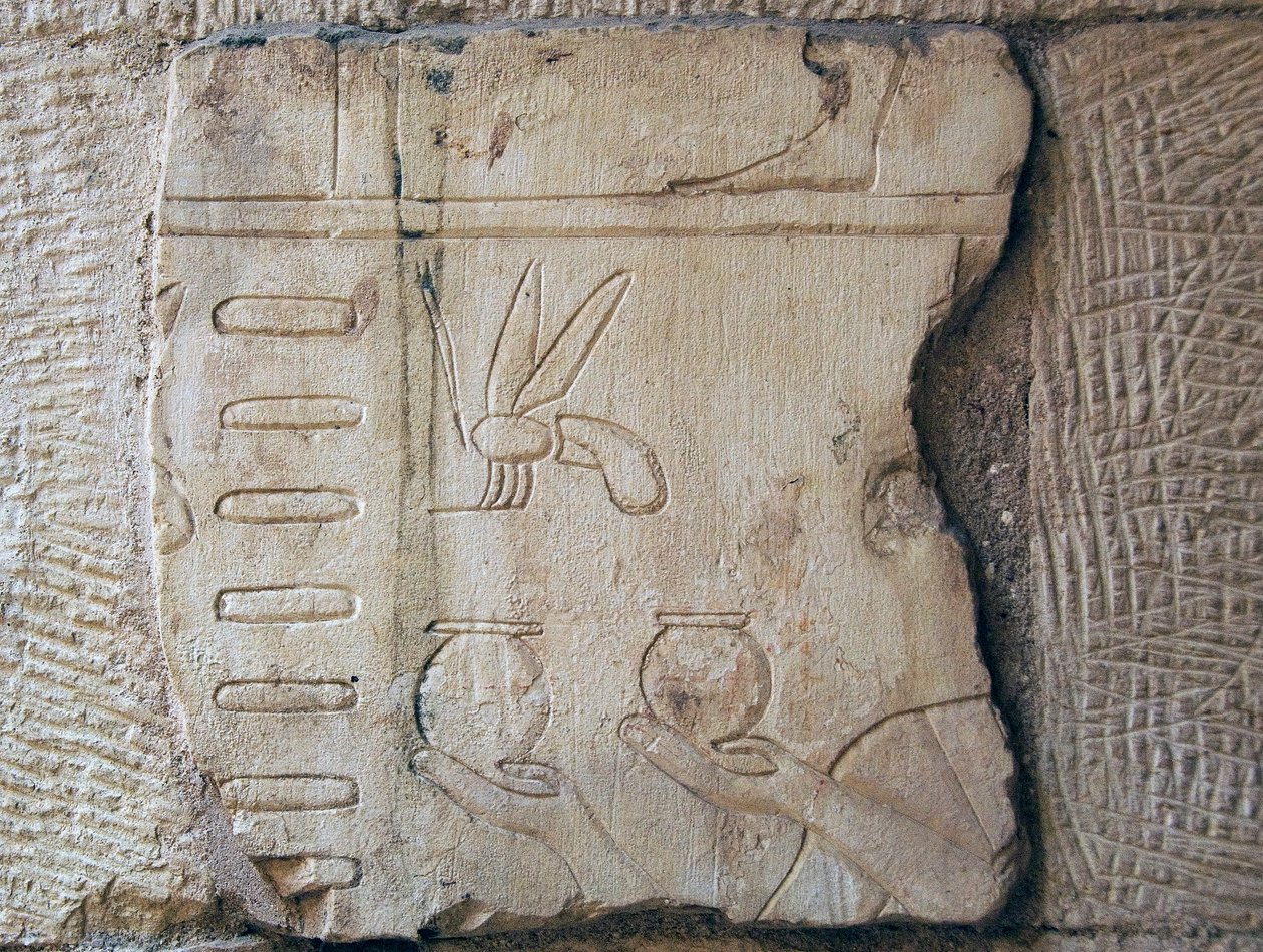 Egy dombormű részlete, Luxor (kő) alkotó: School Egyptian