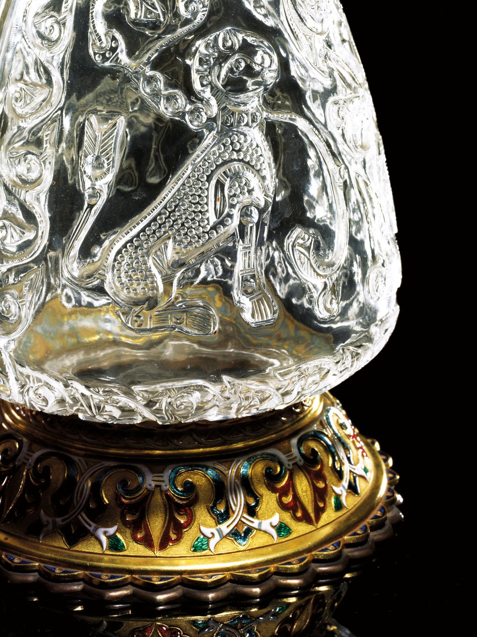 Fatimid ewer, Egyiptom, 975-1025, szerelte Jean-Valentin Morel, Sevres alkotó: School Egyptian
