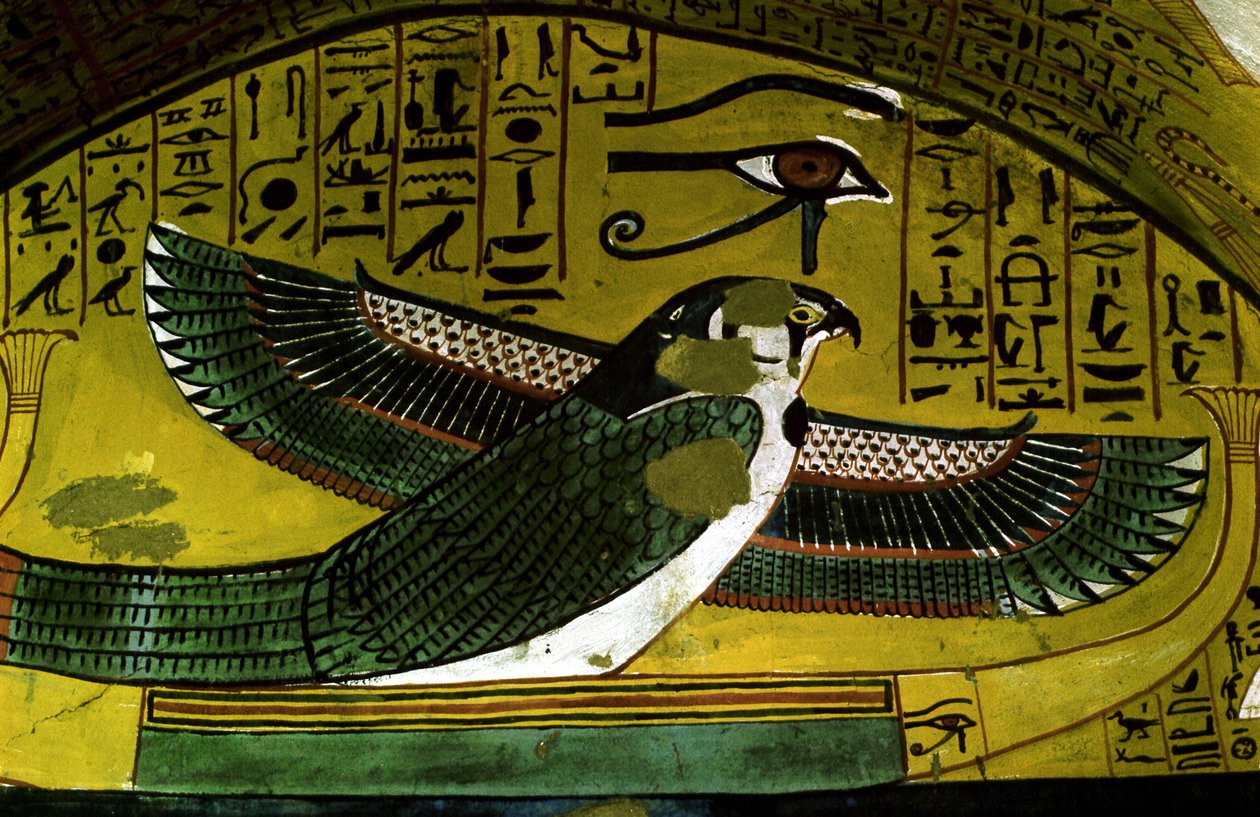 Luxor – Théba: A DEIR EL MEDINEH honlapja. A kézművesek faluja és nekropolisza. Egy súlyos 18. dinasztia részlete. alkotó: School Egyptian