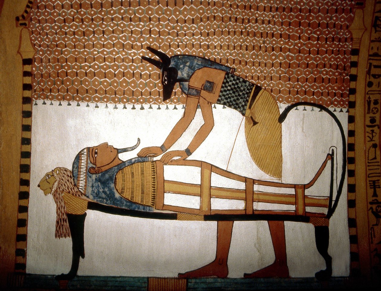 Luxor, Théba: Deir El Medineh, kézművesek faluja és nekropolisza. alkotó: School Egyptian