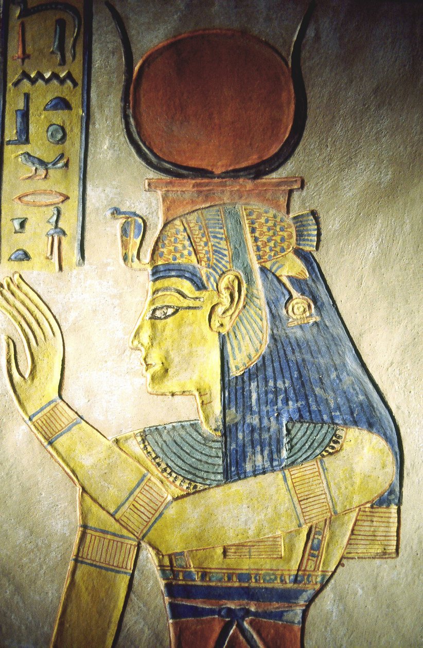 Luxor, Théba: A NIL bal partja. A királynék völgye. II. RAMSES fiának sírja, a XX. dinasztia. alkotó: School Egyptian