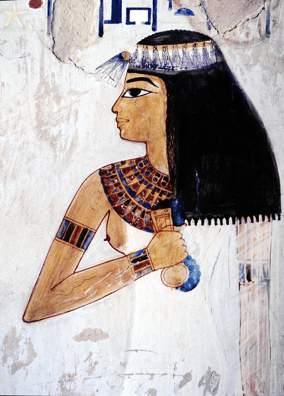 Luxor Théba: Necropole des Nobles, Vallee des Nobles. Menna sírja (18. dinasztia). alkotó: School Egyptian