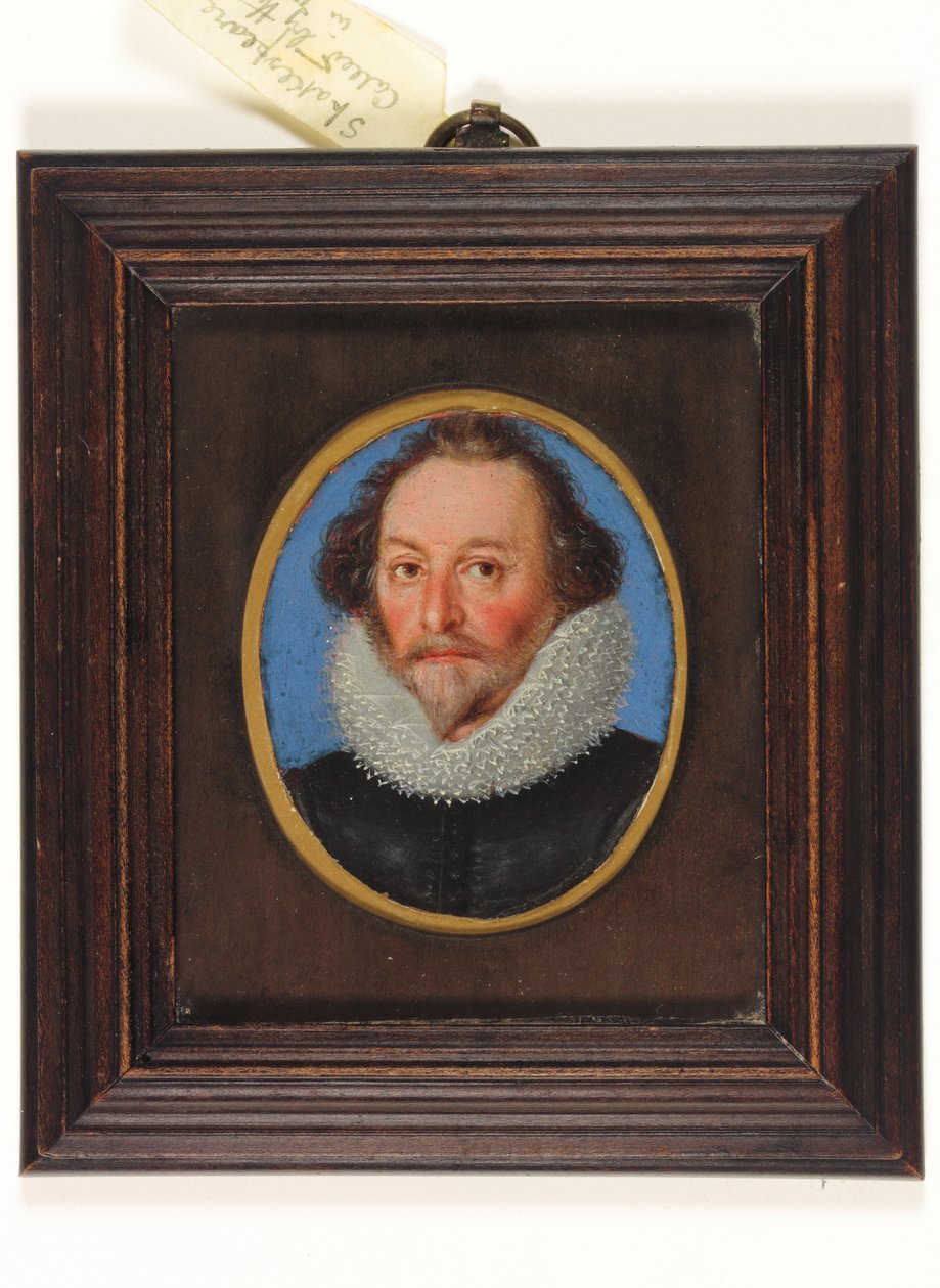 Egy úriember, William Shakespeare (akvarell pergamen) alkotó: School English