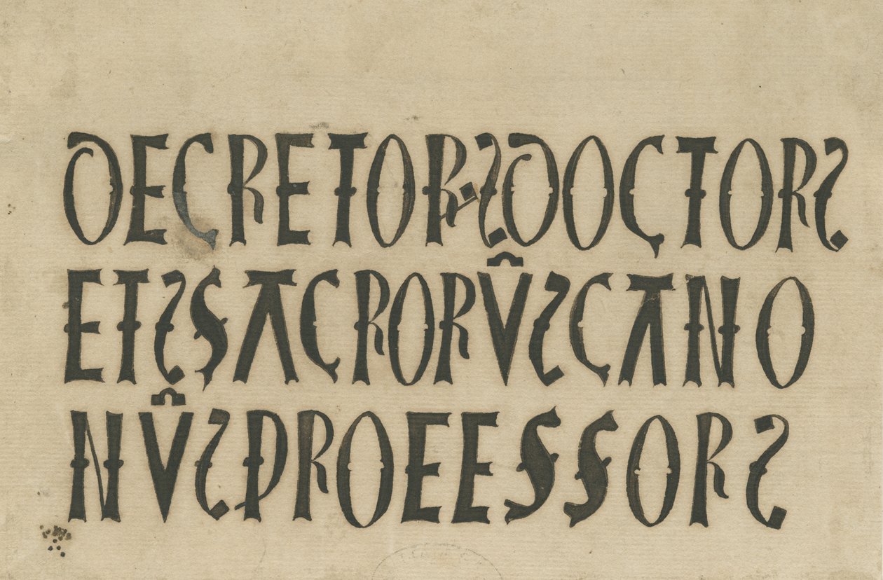 Barton a Needwood-templom alatt - feliratok: tintafakszimile, nd [?18. század] (rajz) alkotó: School English