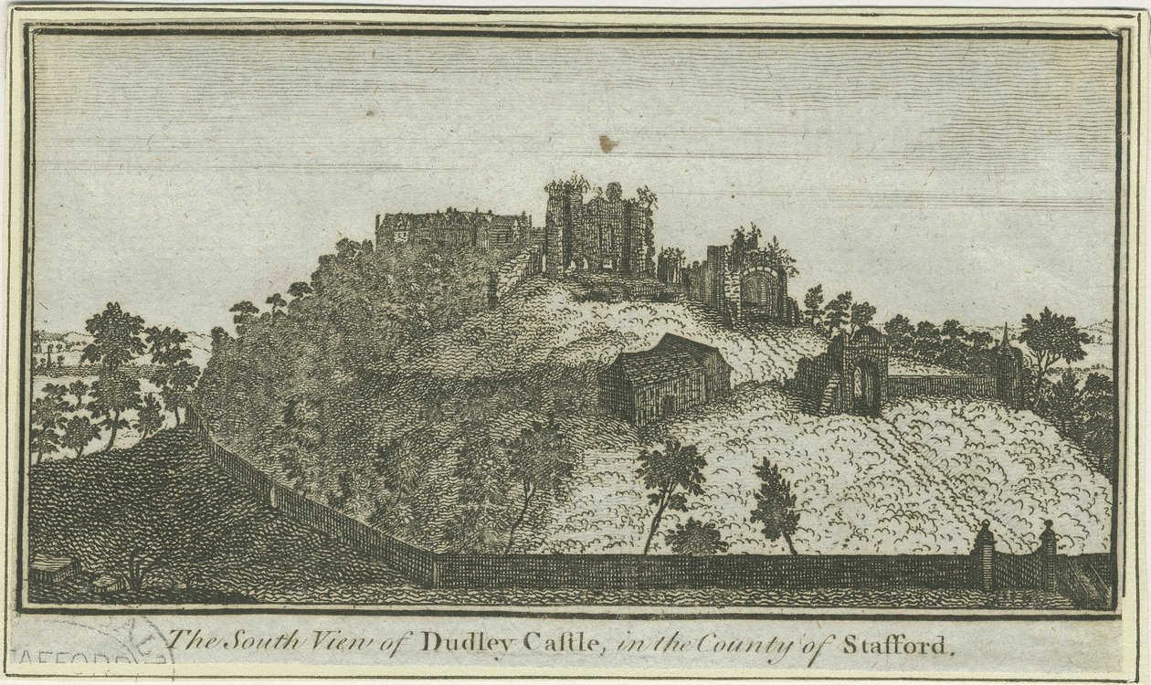 Dudley kastély: metszet, nd [c 1780] (nyomtatás) alkotó: School English