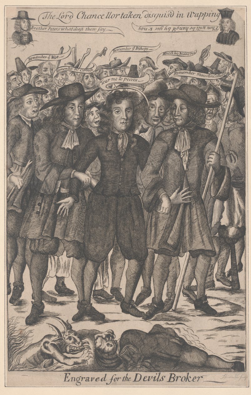 George Jeffreys, Az ördög brókeréhez (metszet) alkotó: School English
