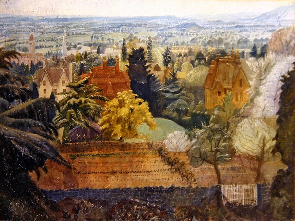 Táj Észak-Franciaországban (olaj, vászon) alkotó: School English