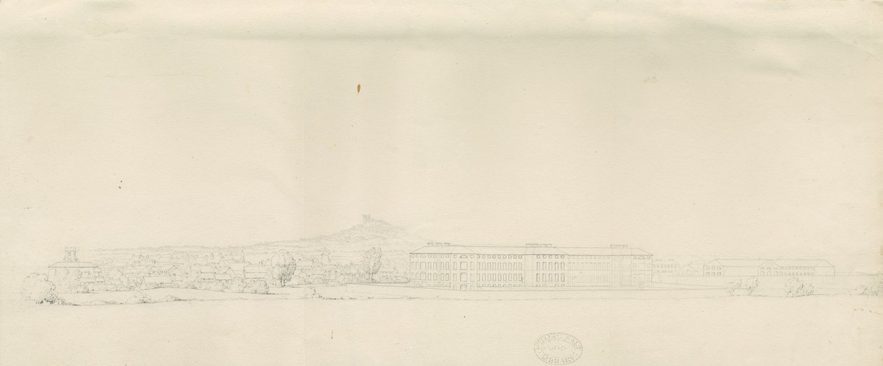 Stafford – Városkép: ceruzarajz, nd [?19. század] (rajz) alkotó: School English