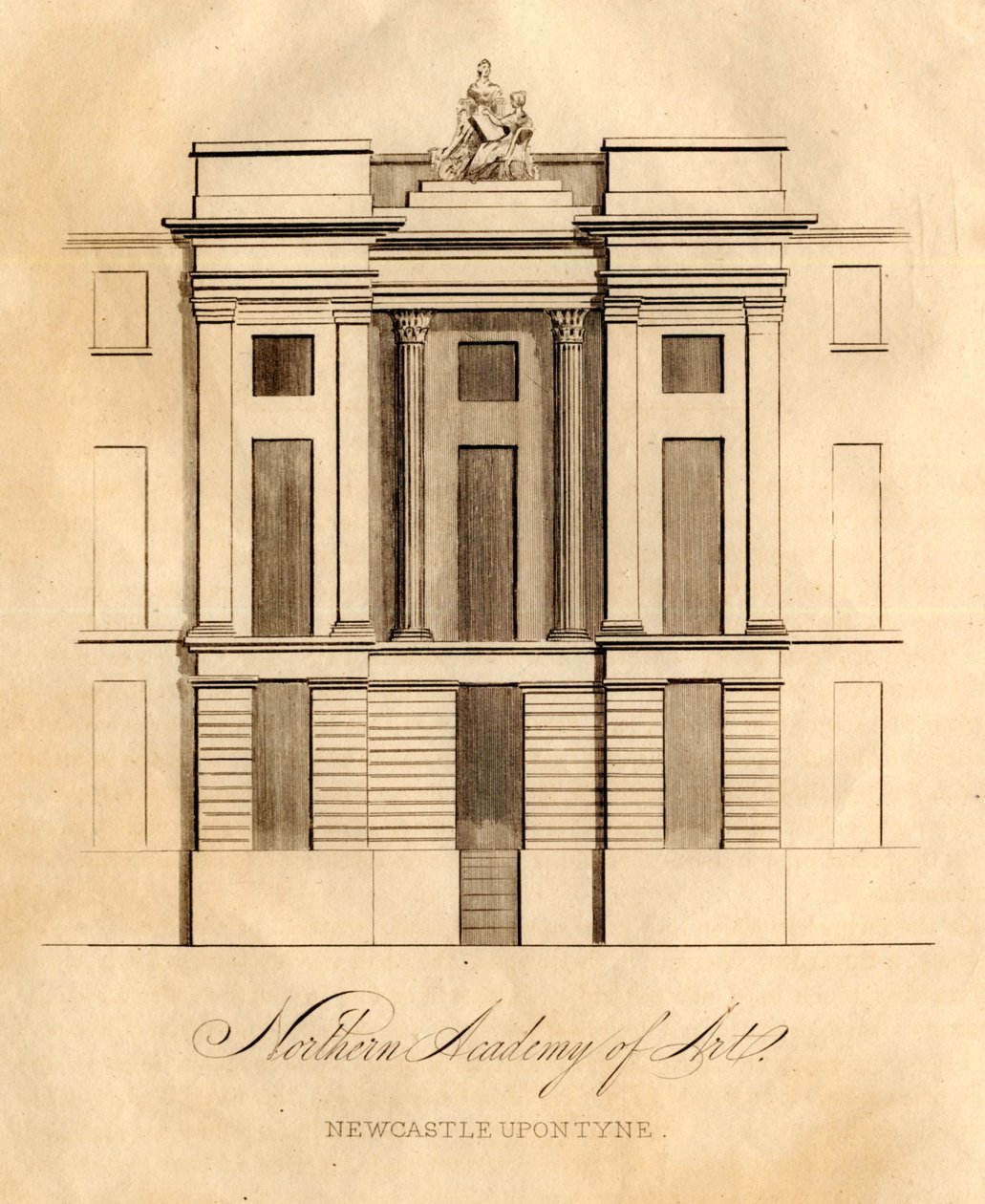Északi Művészeti Akadémia, Newcastle upon Tyne (litho) alkotó: School English