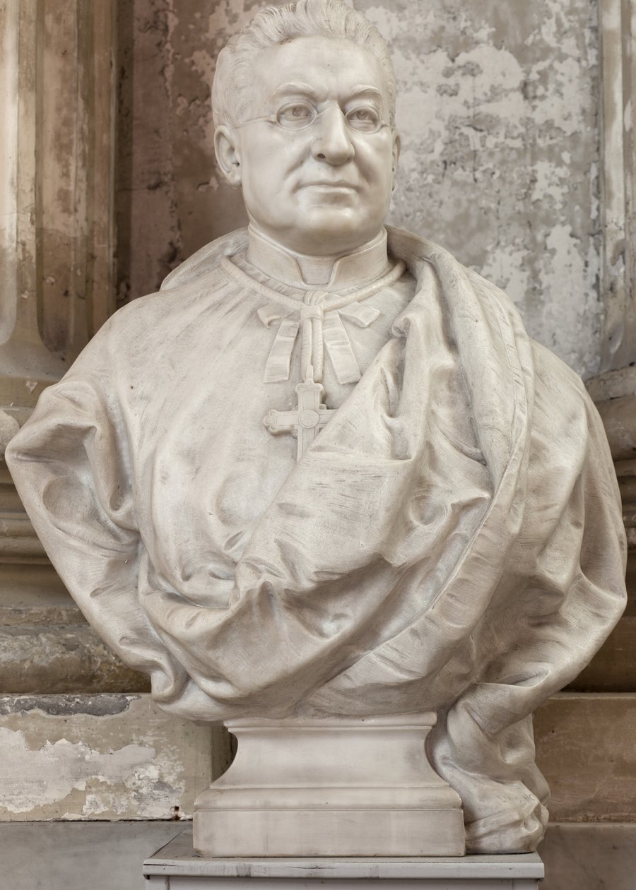 Alfred Williez mellszobra (márvány) alkotó: School French