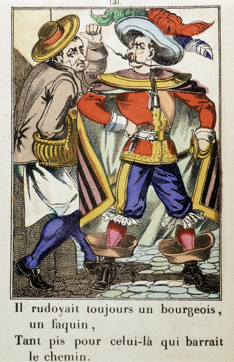 Fracasse kapitány: „Mindig egy burzsoá dühös volt…” Theophile Gautier (1811-1872) regénye – Epinal kép alkotó: School French