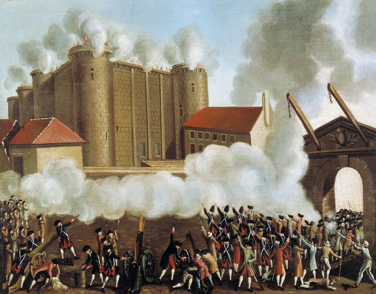 A Bastille elfoglalása, Párizs alkotó: School French