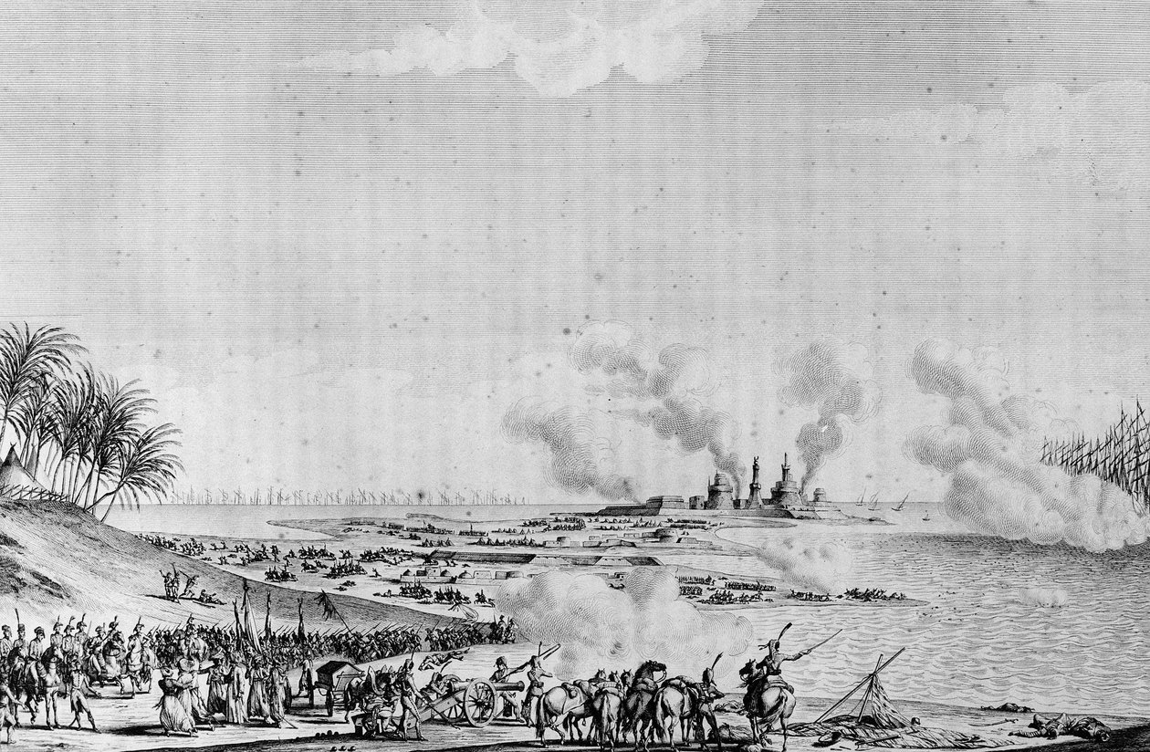 Egyiptom hódítása (Egyiptom hadjárata (expedíciója) (1798-1801) Napóleon Bonaparte vezetésével (I. Napóleon Bonaparte) alkotó: School French