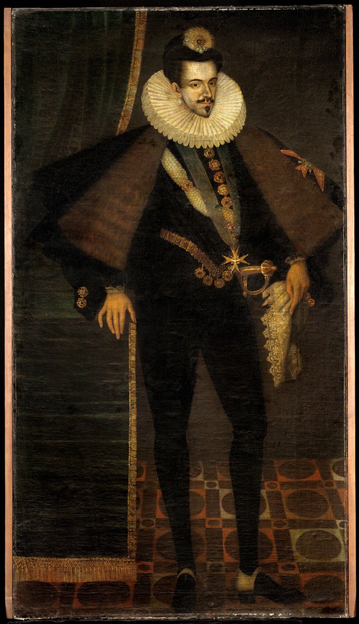 III. Henrik, Franciaország királya, a Valois-ház utolsó királya ... alkotó: School French