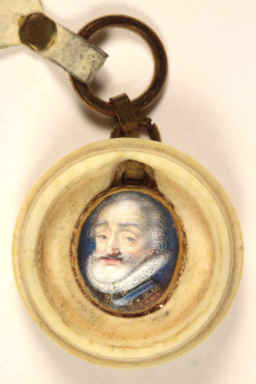 Henry IV of France (watercolor on vellum) alkotó: School French