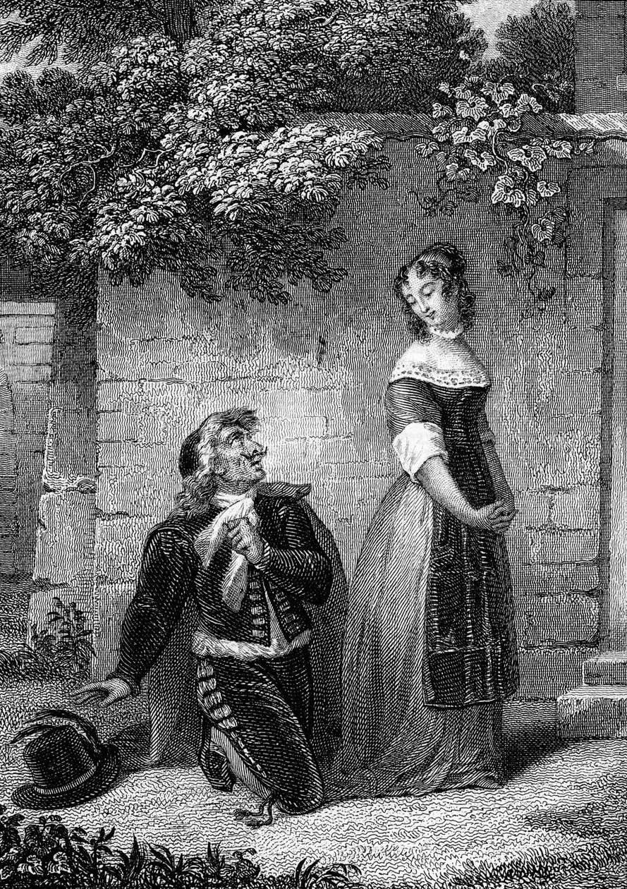 Jean-Baptiste Poquelin dit Moliere (Jean Baptiste Poquelin) „” munkáiból” metszett nők iskolája alkotó: School French