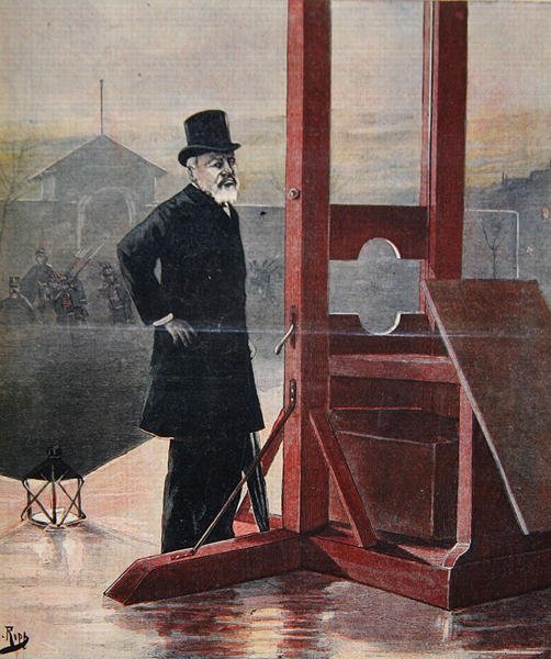 „Le Bourreau”, Deibler, a hóhér (1863-1939), 1900-as évek eleje alkotó: School French