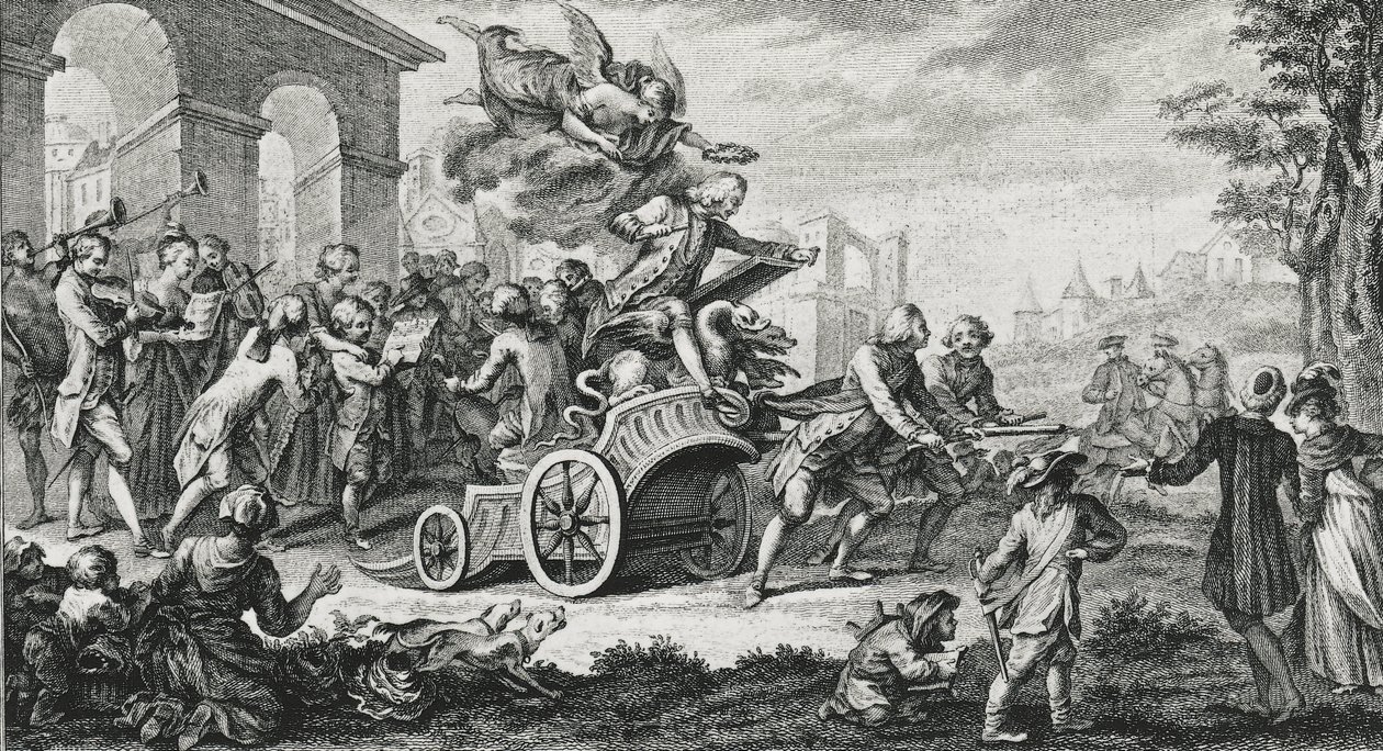 Le Diadal – Jean-Philippe Rameau (Jean Philippe) (1683-1764) - angol zeneszerző, csembalóművész, orgonista és zeneteoretikus alkotó: School French