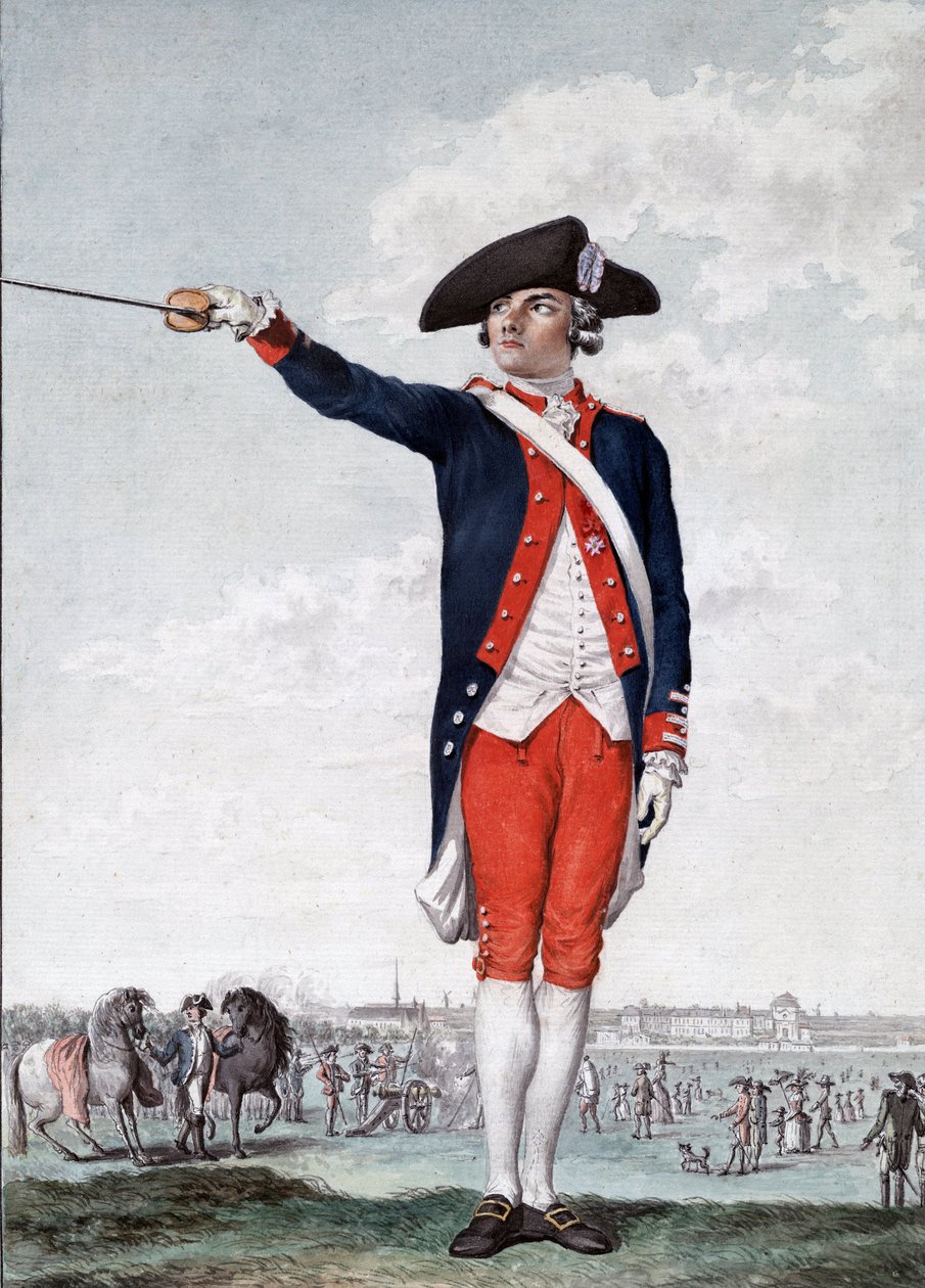 Picot de Peccaduc - Henry-Rene-Marie Picot de Peccaduc (Peccadeuc) 1770-1785 - őrmester a párizsi Királyi Katonai Iskolában Moreau metszete alkotó: School French