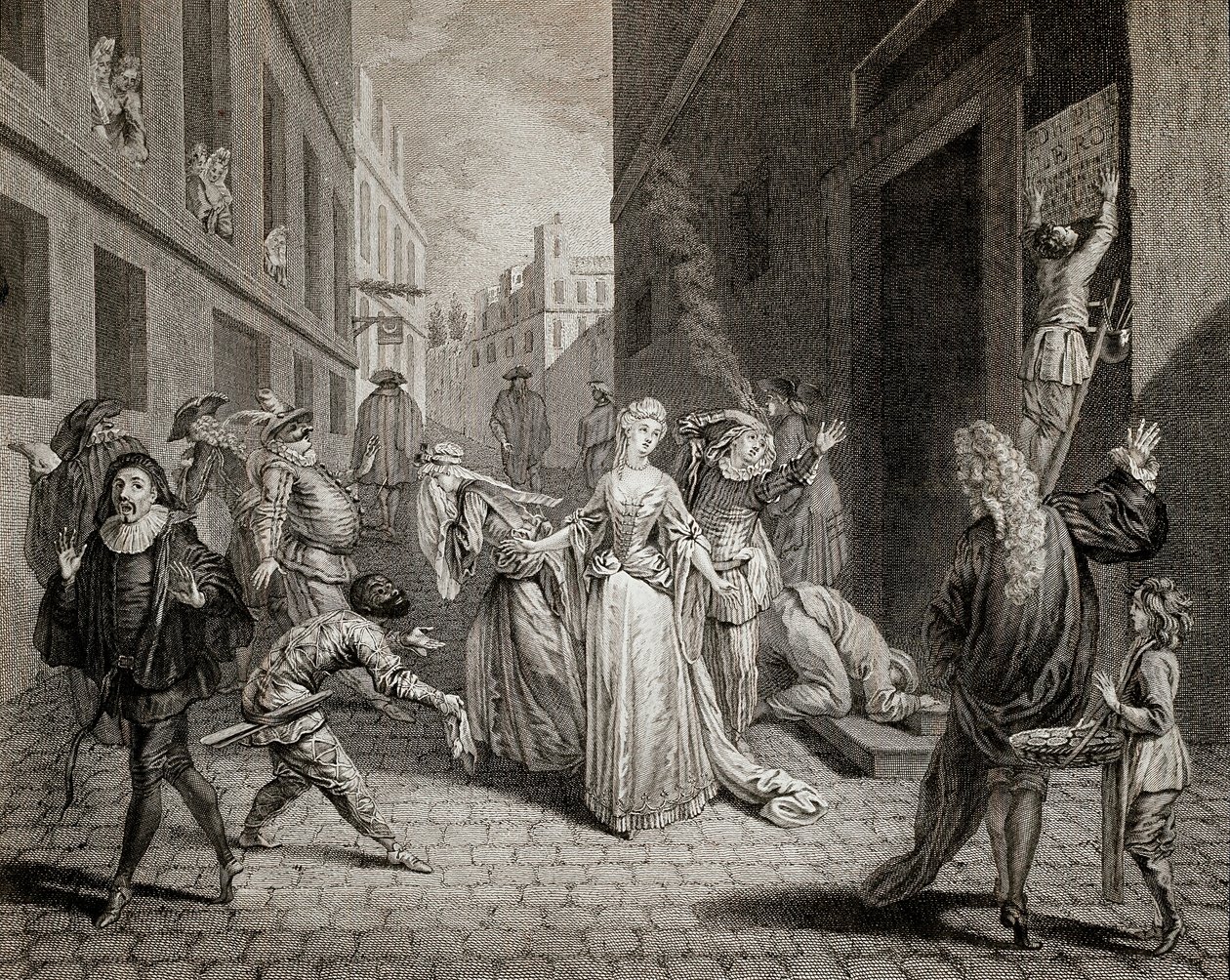 Terror (1793-1794): Az olasz komikusokat (a Commedia dell