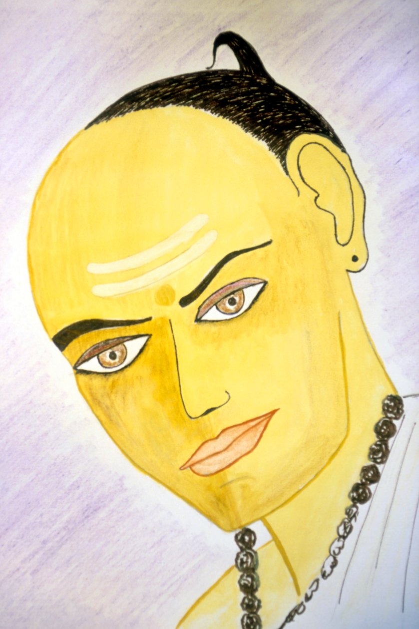 Aryabhata (akvarell, papír) alkotó: School Indian