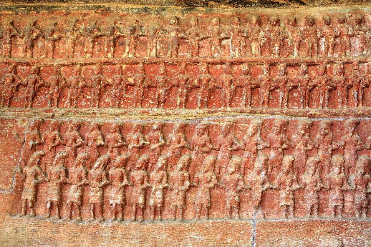 Részlet, Visnu mint Varaha Avatár (fotó) alkotó: School Indian