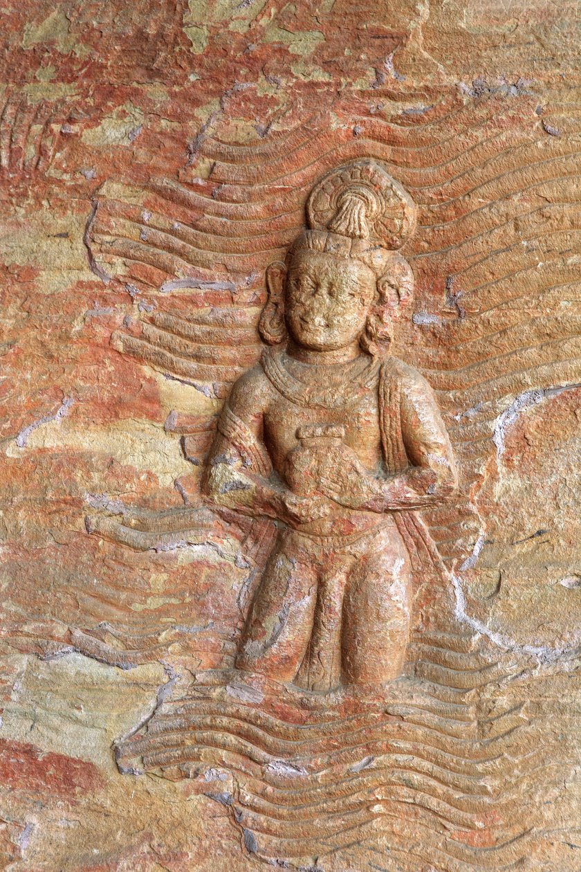 Részlet, Visnu mint Varaha Avatár (fotó) alkotó: School Indian